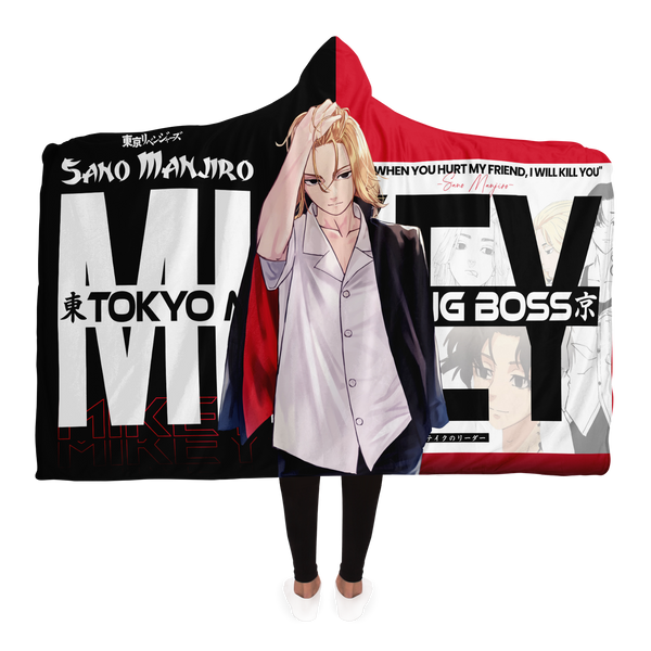 Tokyo Revengers Mikey Hooded Blanket