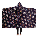 Space Dogs Hooded Blanket