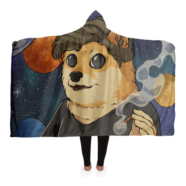 Elon + Doge Hooded Blanket