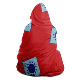 Monkey D. Luffy Wano Arc Hooded Blanket