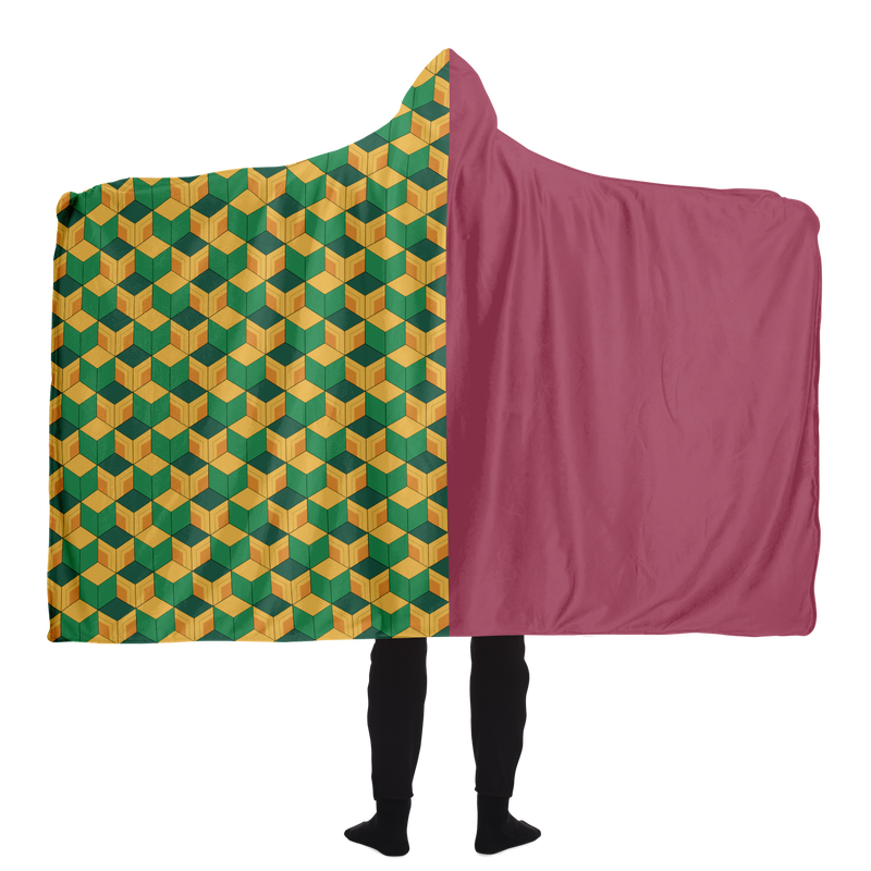 Giyu Tomioka Hooded Blanket