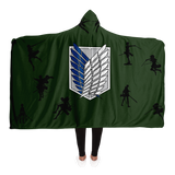 Survey Corps II Hooded Blanket